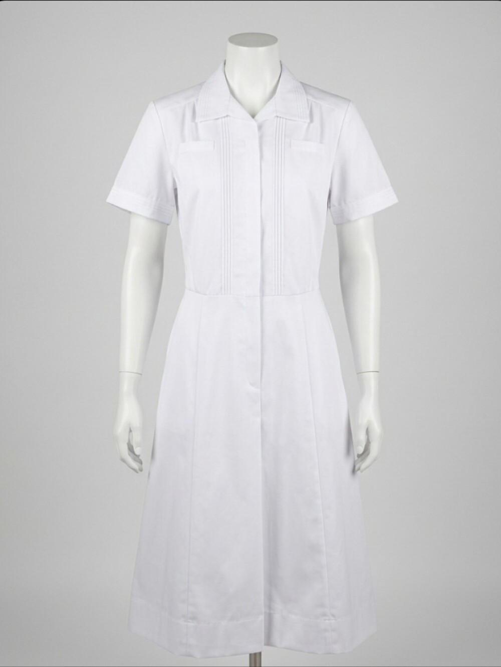 Nurses White Uniform Dress 10 Long